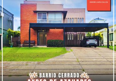 VENTA HERMOSA CASA BARRIO PRIVADO AYRES DE AZAHARES - TAFI VIEJO